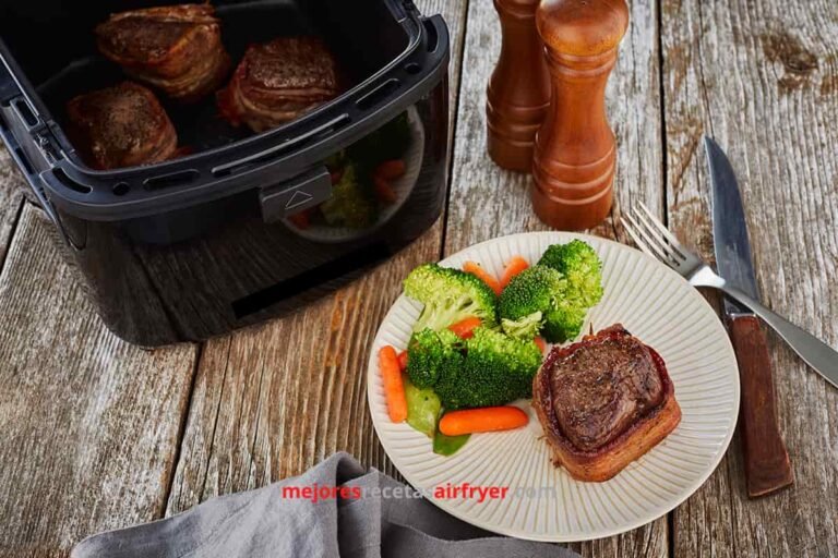 Filet Mignon Envuelto En Tocino En La Air Fryer 2023