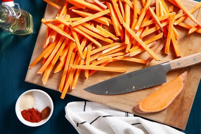 Camote frito al estilo Papas a la francesa airfryer 1