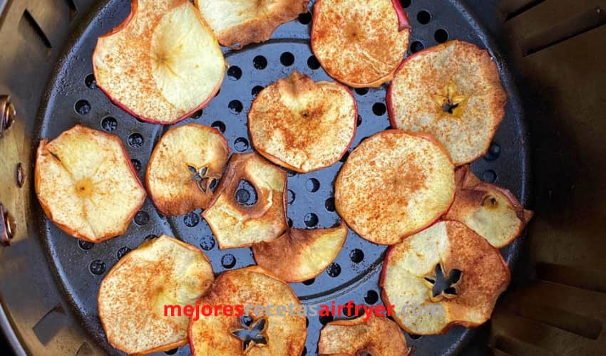 Chips de Manzana en la air fryer