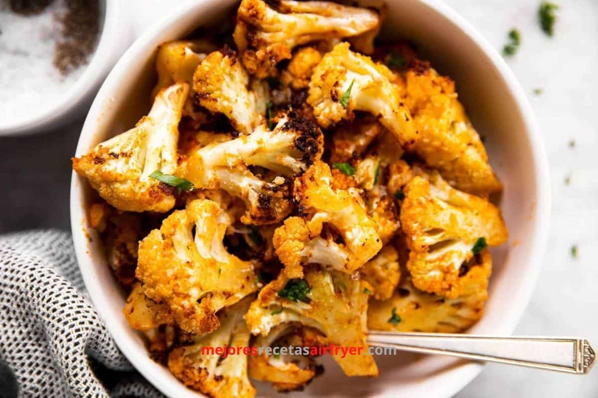 Coliflor asada en airfryer