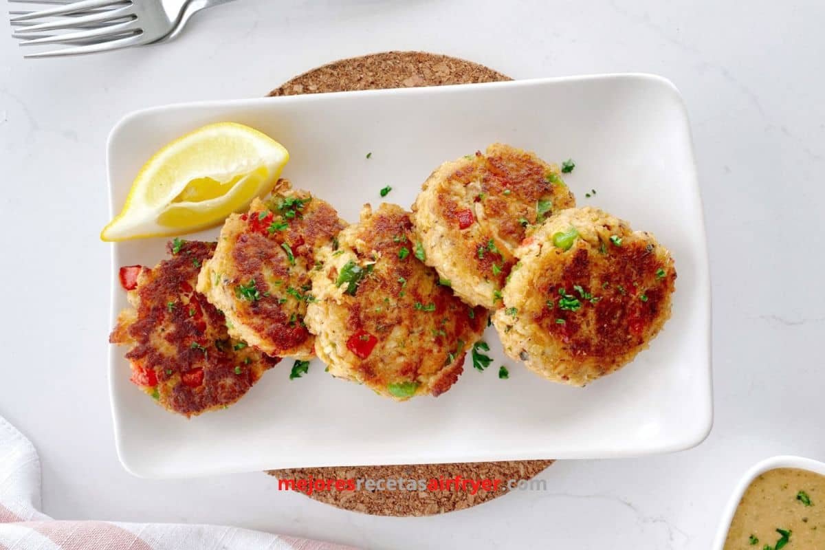 Croquetas de salmón en airfryer