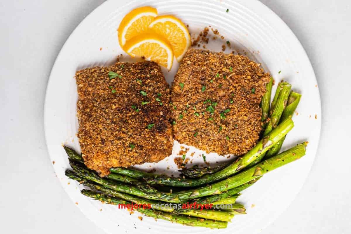 Mahi Mahi con costra de panko en freidora de aire