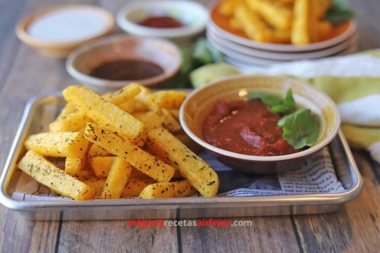 Papas Fritas de Polenta con la Freidora de Aire