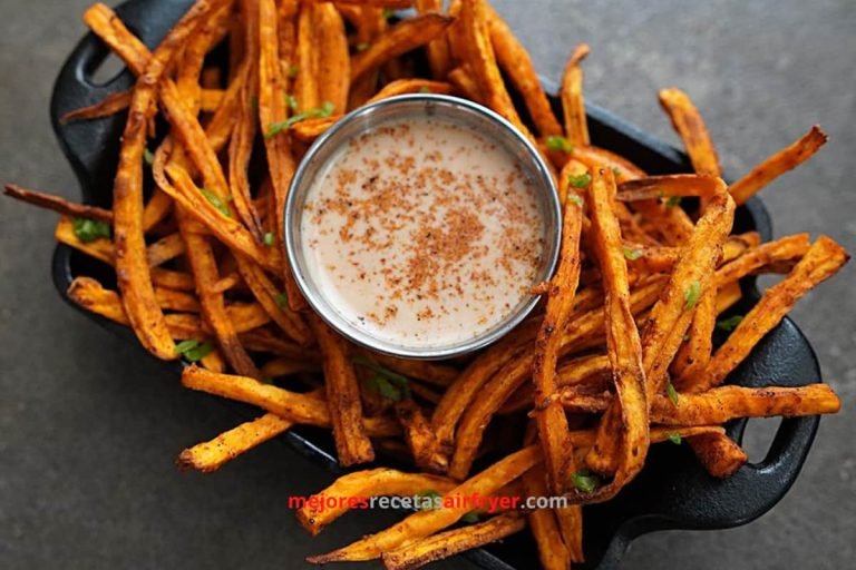 Patatas Fritas de Camote con Chipotle en la Freidora de Aire