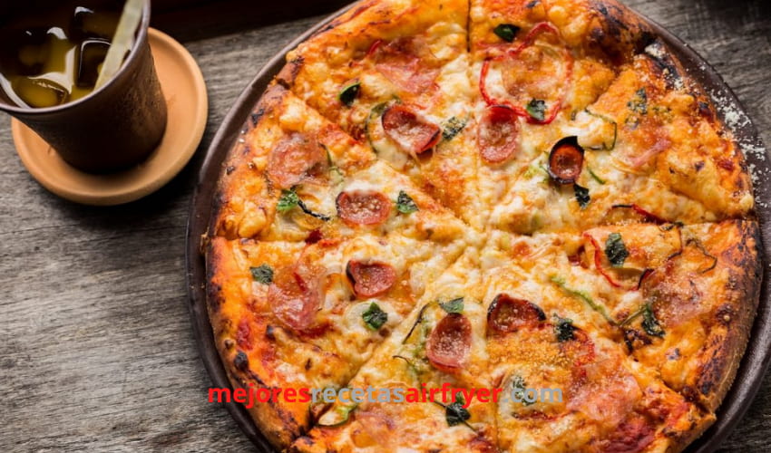 Receta Pizza de Salchicha en una Freidora de Aire