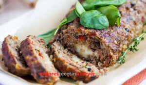 Receta Rollo de Carne Relleno en la Freidora de Aire