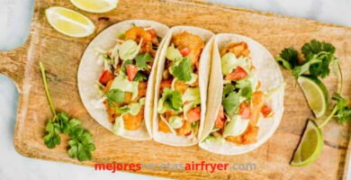 Receta Tacos de Pescado en una Freidora de Aire