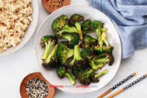 Receta Vegetariana de Brócoli en la Freidora de Aire