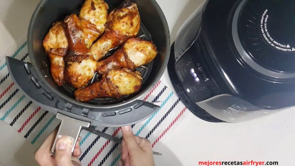 Receta de Muslos de pollo al curry crujientes con la Air-Fryer
