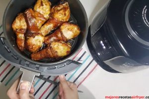 Receta de Muslos de pollo al curry crujientes con la Air-Fryer