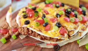 Pizzas Mexicanas con Freidora de Aire