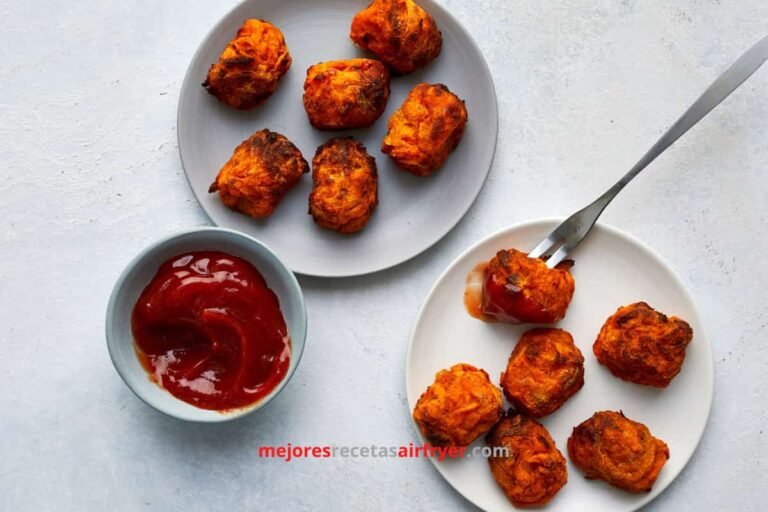 Tater Tots de Batata en la Freidora de Aire