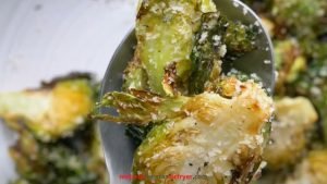 Coles de Bruselas con ajo y romero AirFryer