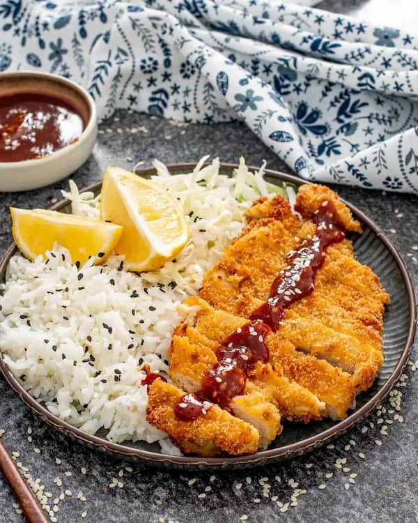 receta Pollo con salsa Katsu casera