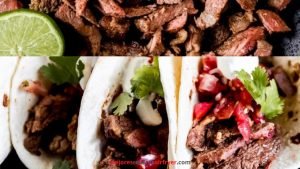 Tacos de Bistec con Freidora de aire